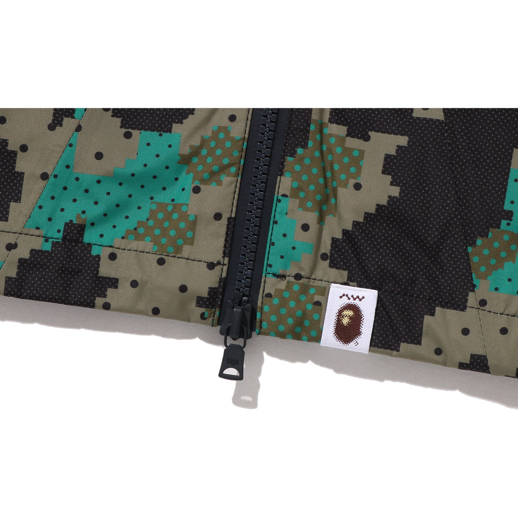 BAPE BY KAZUKI KURAISHI CAMO SHARK PACKABLE SNOWBOARD JACKET MENS