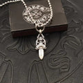 Small Chrome Hearts Dagger Necklace