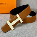 HERMES CONSTANCE BELT BUCKLE & REVERSIBLE TAWNY BROWN LEATHER STRAP 38MM GOLD HARDWARE